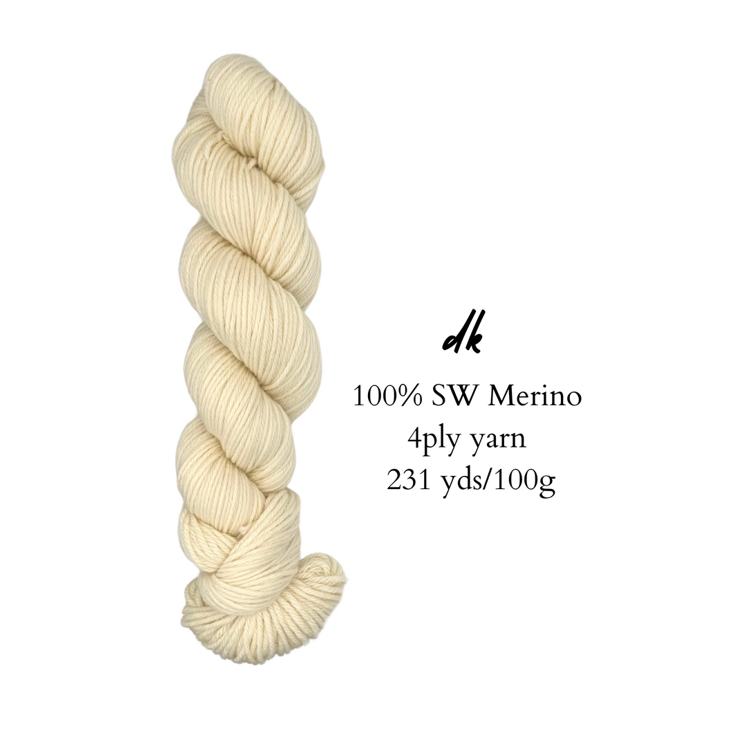 DK - 100% SW Merino Hand Dyed Color season Collection