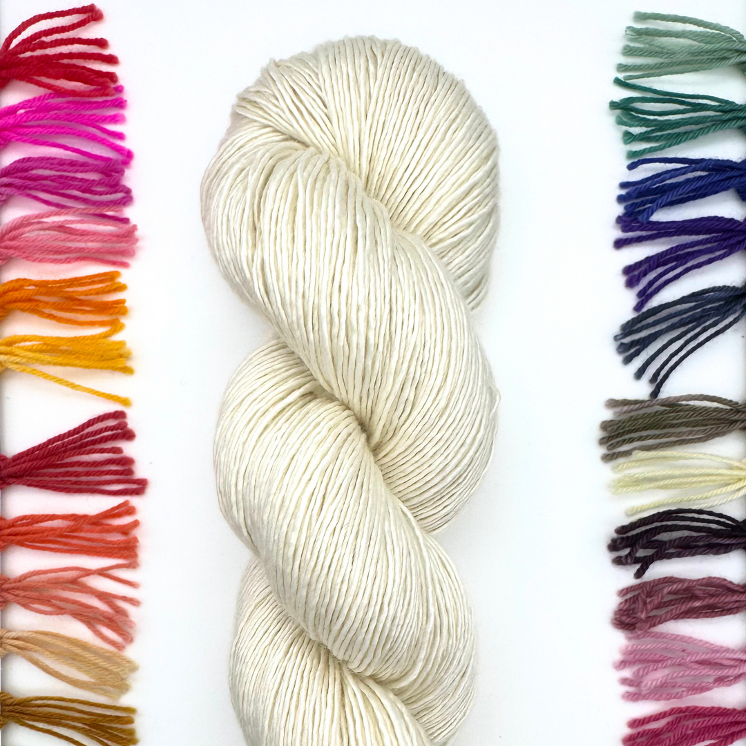 Fingering - 70% Superwash Merino 30% Silk Hand Dyed Color Season Collection