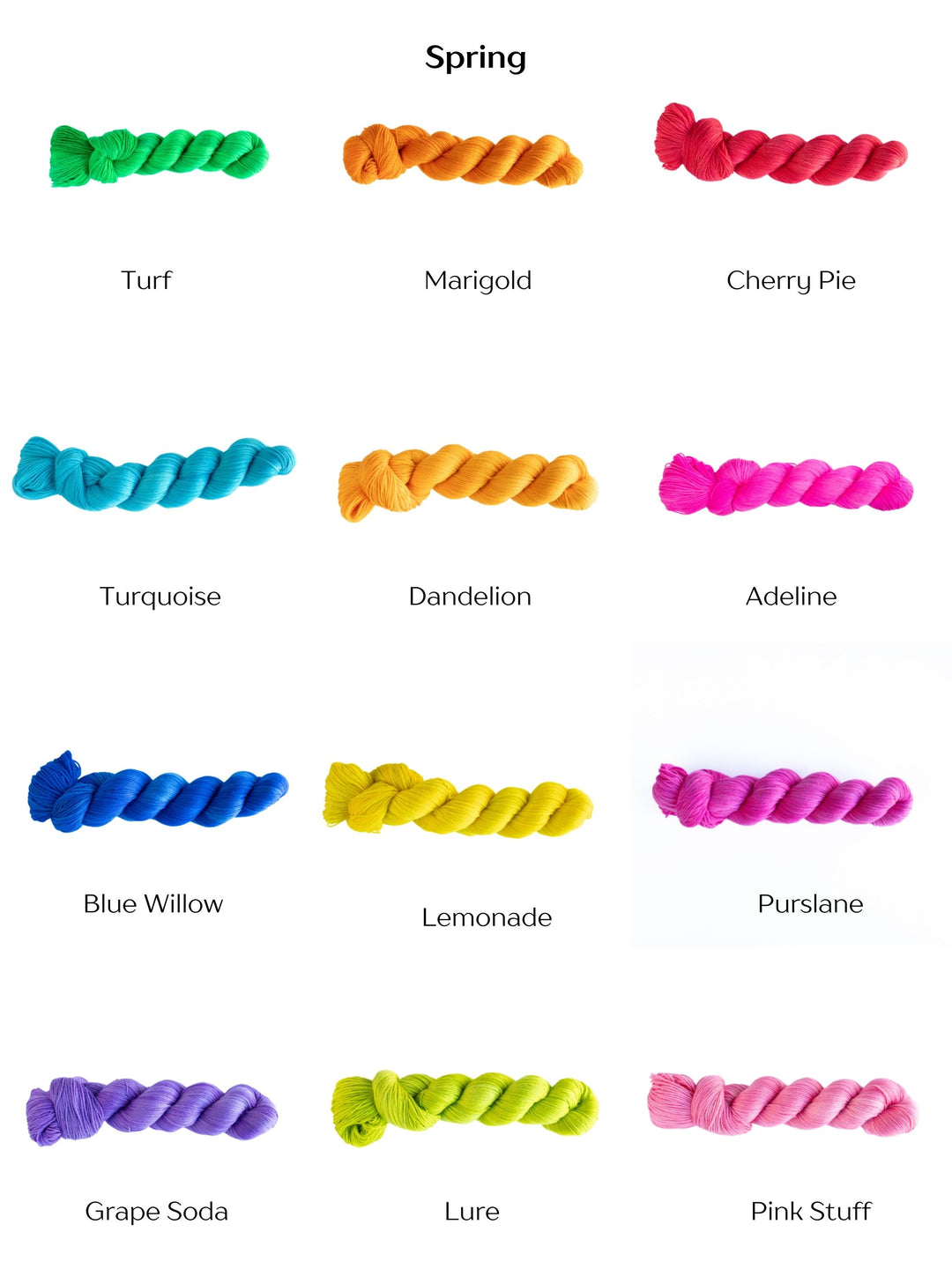 Fingering - 70% Superwash Merino 30% Silk Hand Dyed Color Season Collection