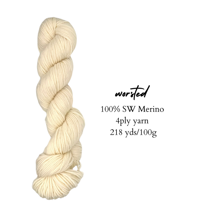 Worsted - 100% SW Merino Hand Dyed Color Season Collection